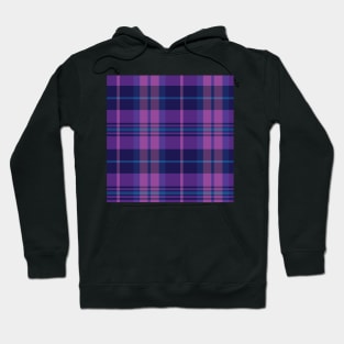 Vaporwave Aesthetic Arable 1 Hand Drawn Textured Plaid Pattern Hoodie